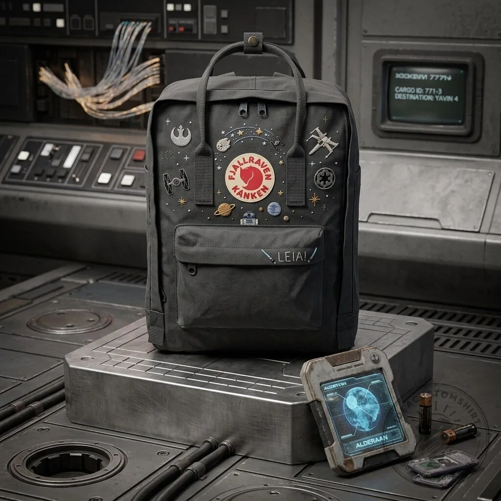 Star Wars Embroidered Fjallraven Kanken Backpack 14 Star Wars Embroidered Fjallraven Kanken Backpack