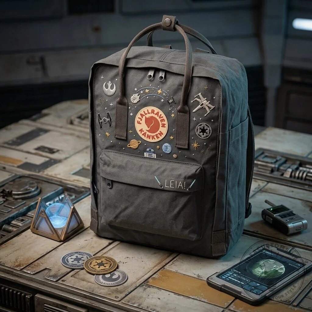 Star Wars Embroidered Fjallraven Kanken Backpack 15 Star Wars Embroidered Fjallraven Kanken Backpack