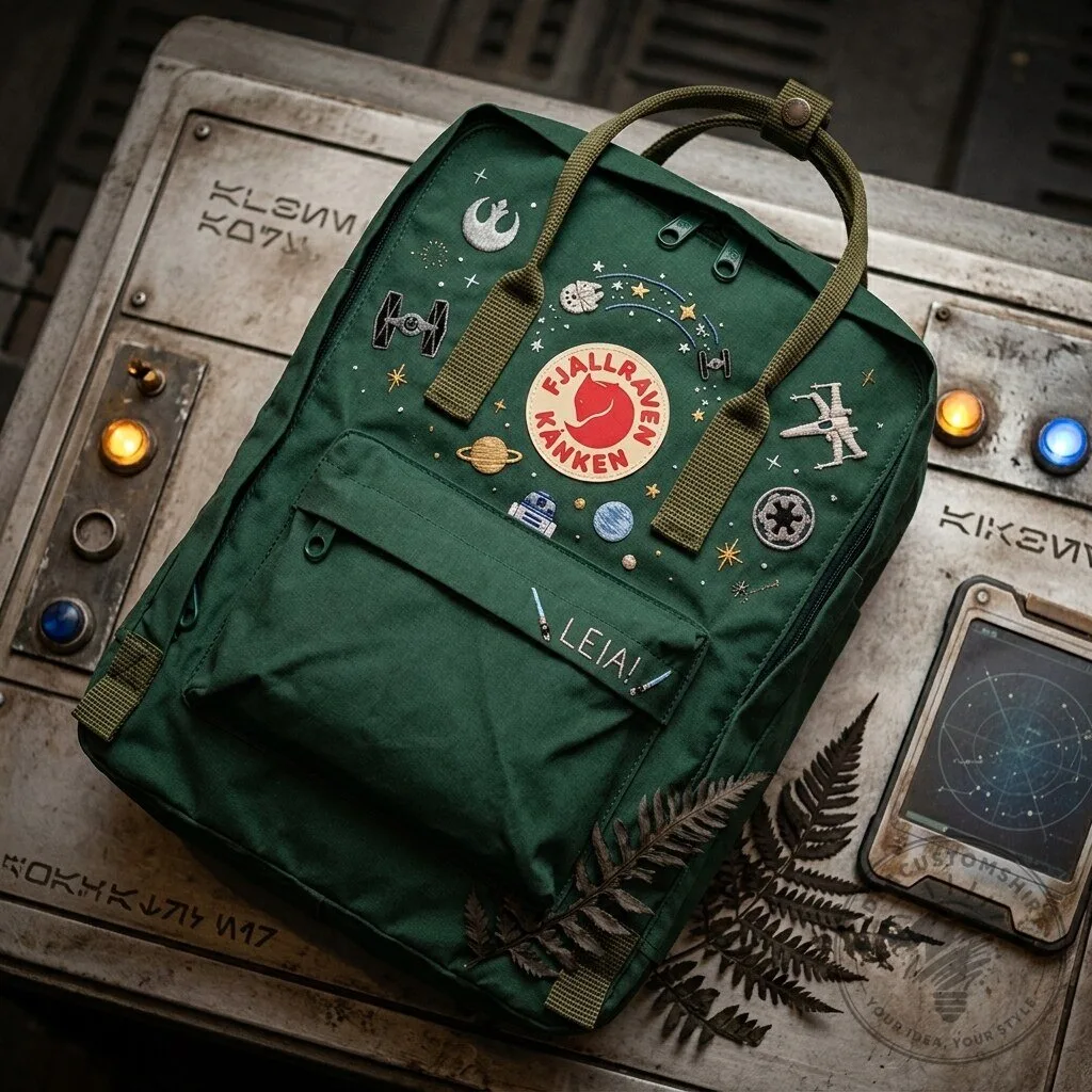 Star Wars Embroidered Fjallraven Kanken Backpack 16 Star Wars Embroidered Fjallraven Kanken Backpack