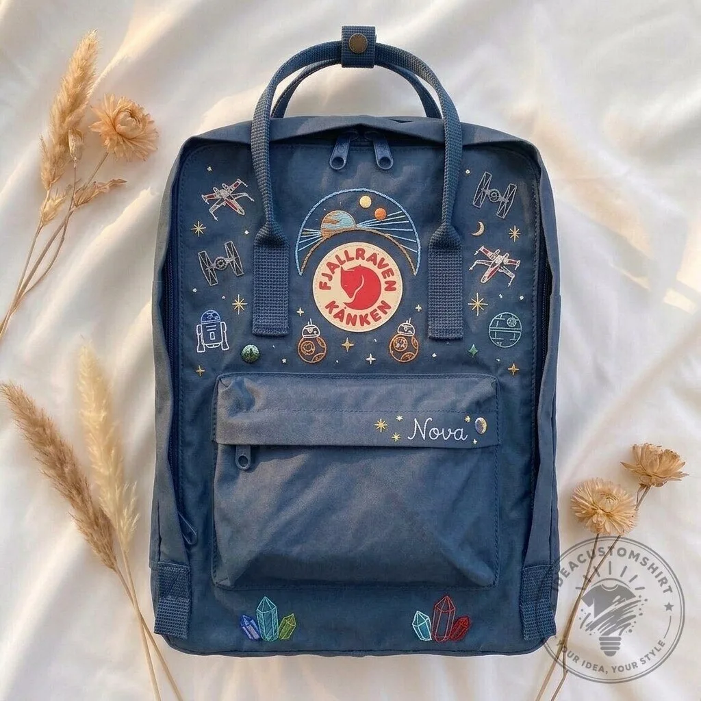 Star Wars Embroidered Fjallraven Kanken Backpack 17 Star Wars Embroidered Fjallraven Kanken Backpack
