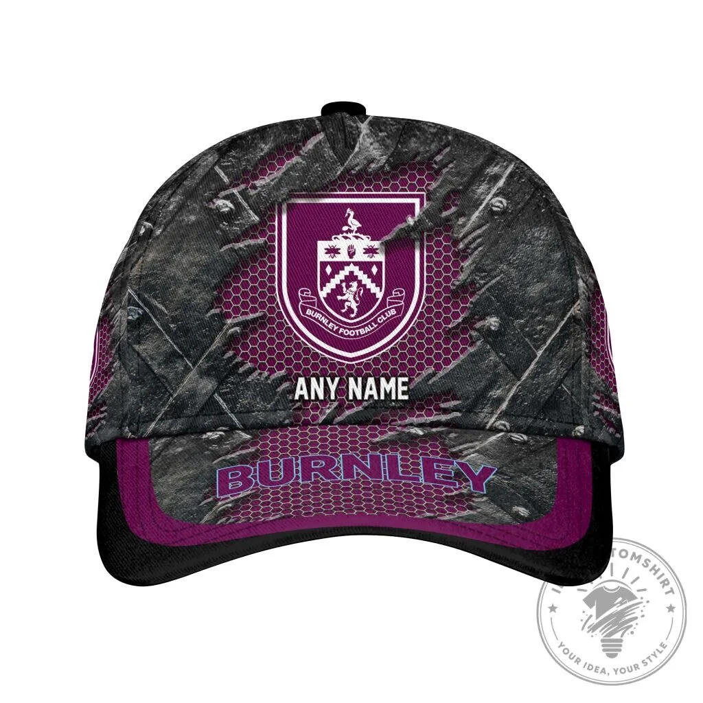 Burnley Football Club Personalized Fan Gear Baseball Cap Hat