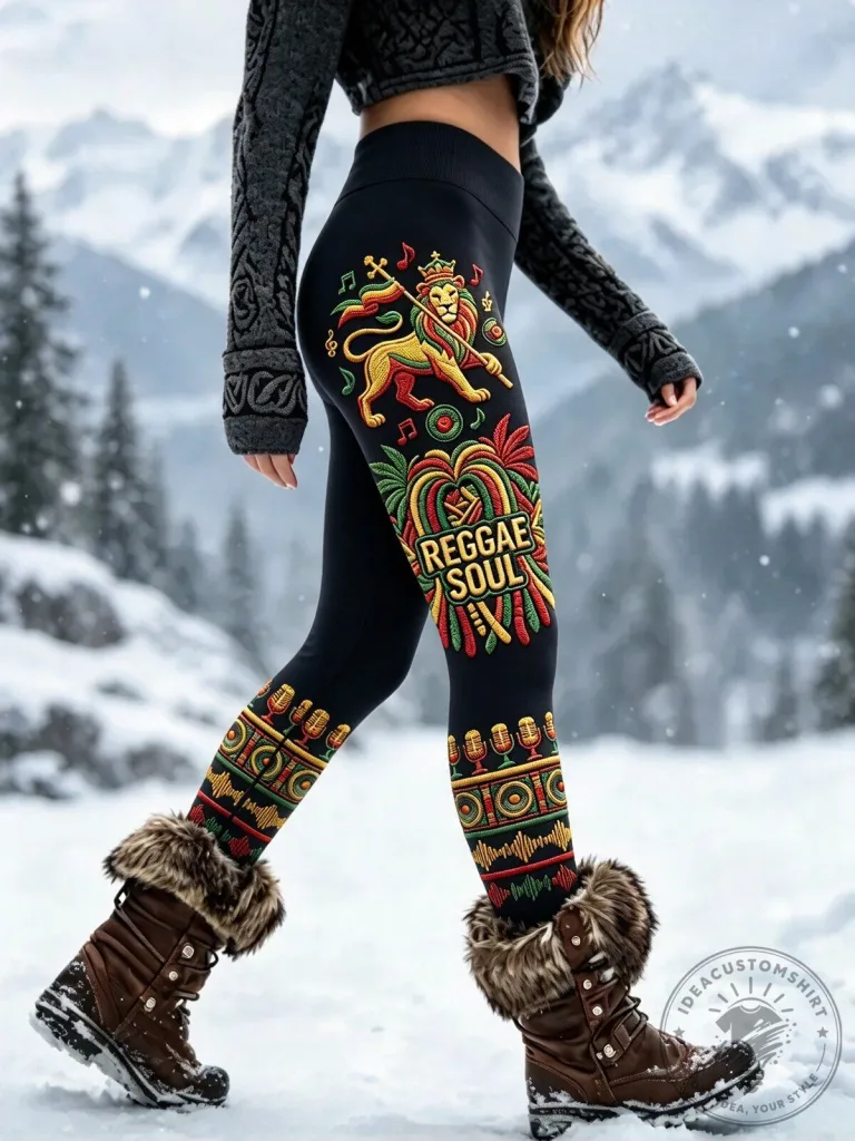 Reggae Soul Lion of Judah Music Festival Leggings