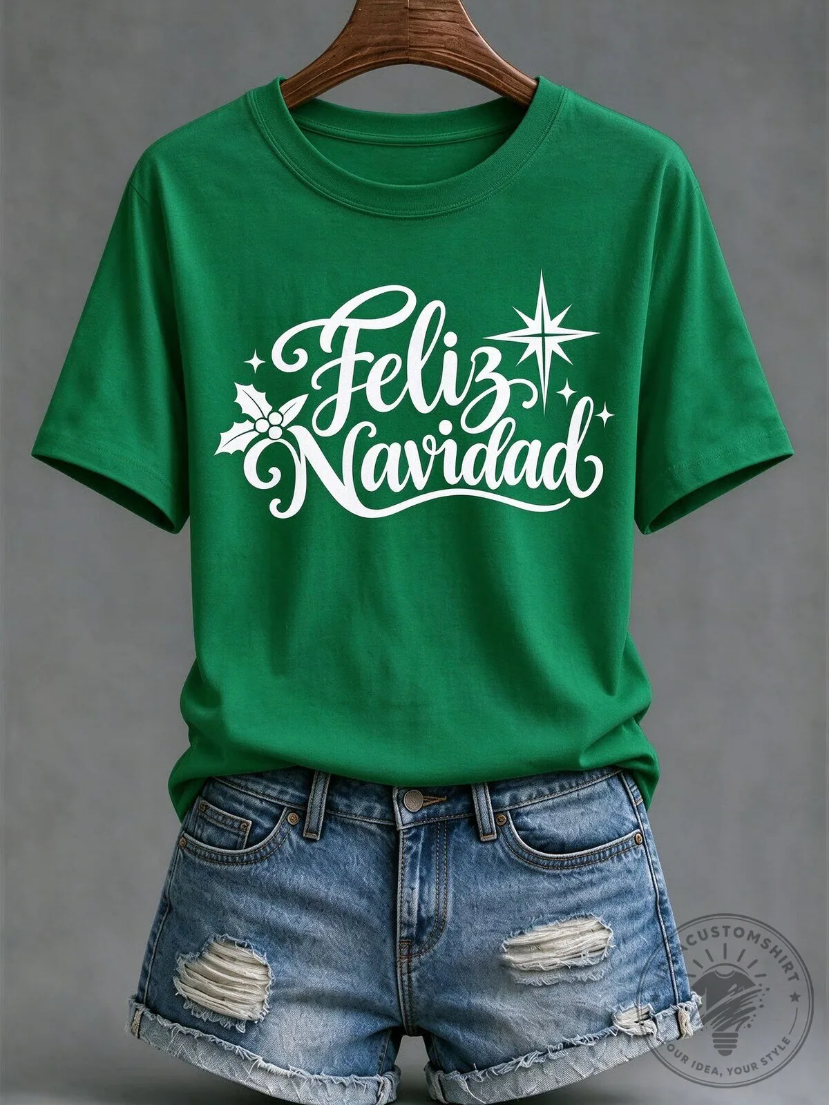 Feliz Navidad Christmas Holiday Festive Red Short Sleeve T-Shirt 7 Feliz Navidad Christmas Holiday Festive Red Short Sleeve T-Shirt