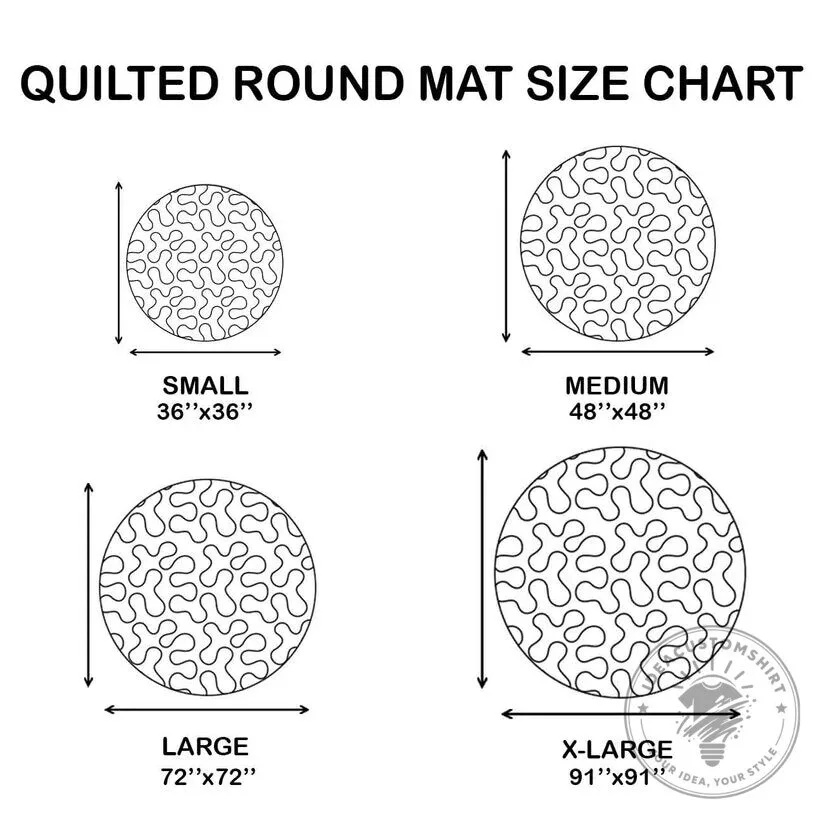 Christmas Snowman Winter Wonderland Quilted Round Floor Mat Rug 8 Christmas Snowman Winter Wonderland Quilted Round Floor Mat Rug