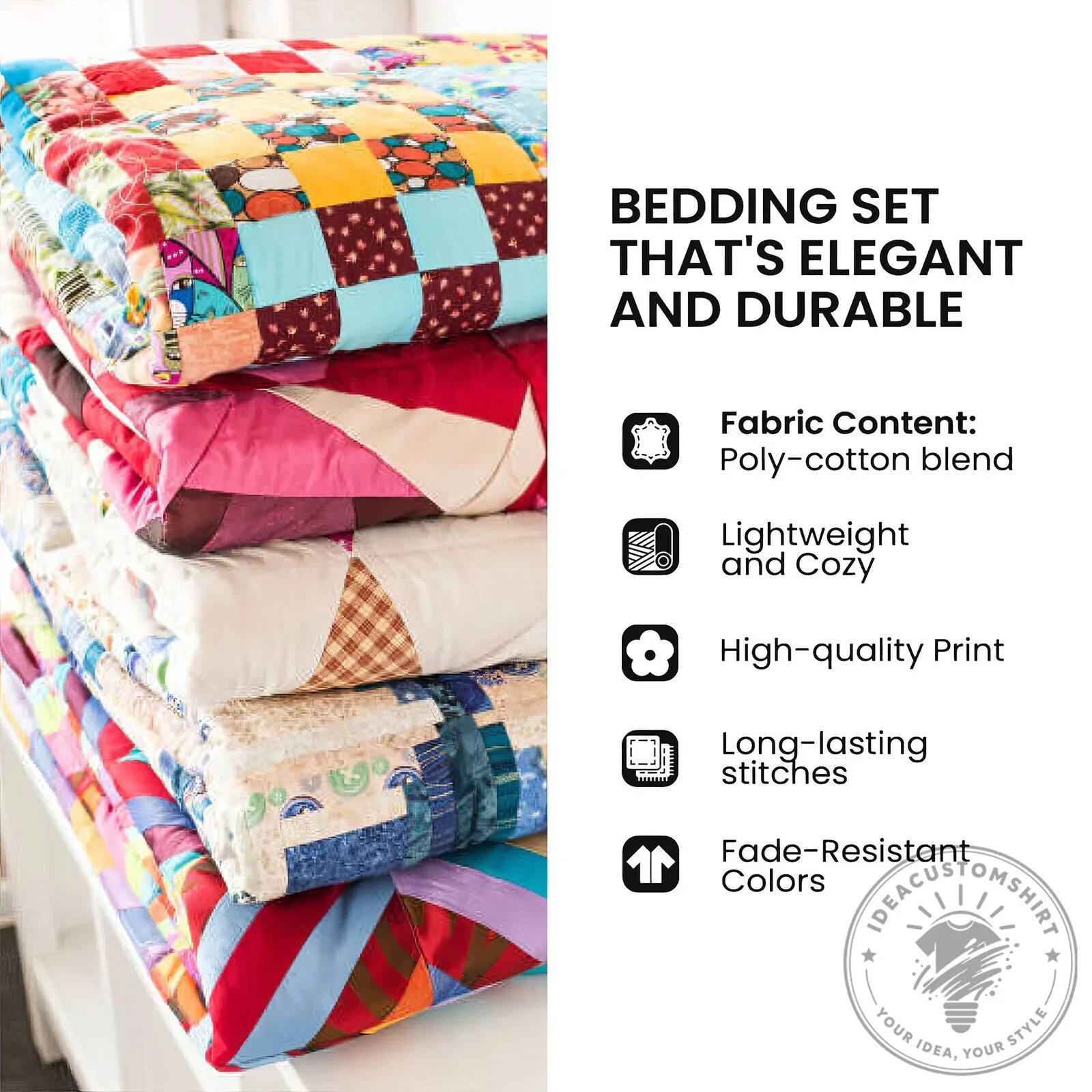Rustic Cabin Lodge Bear Moose Deer Patchwork Quilted Bedding Set 9 Rustic Cabin Lodge Bear Moose Deer Patchwork Quilted Bedding Set